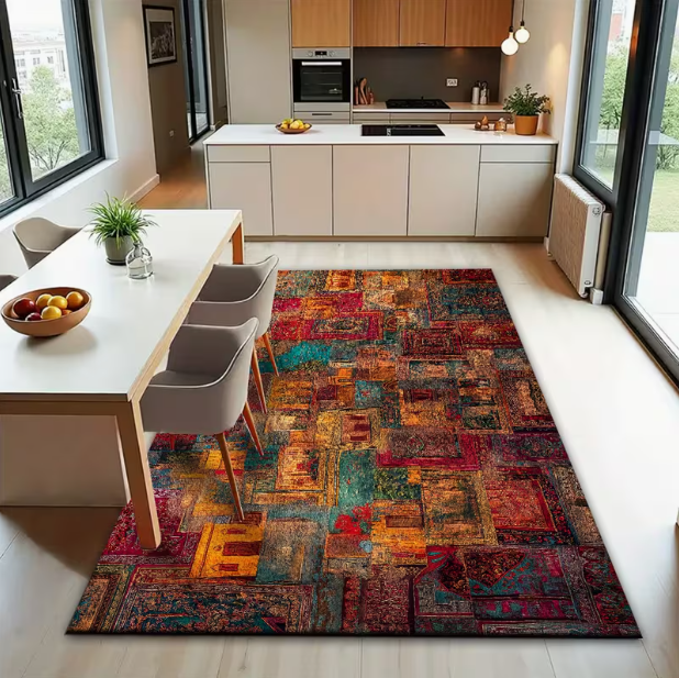 Chromatic Mosaic Heritage Rug