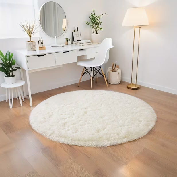 Cloud Whisper Round Serenity Rug