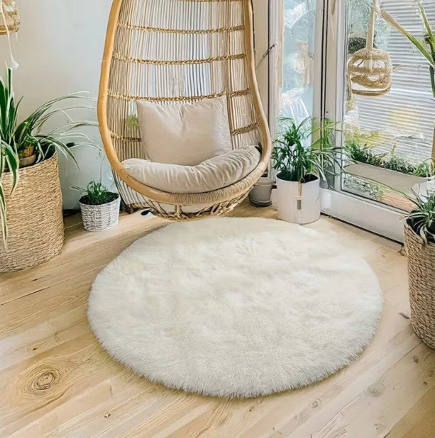 Cloud Whisper Round Serenity Rug